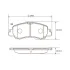 Колодки гальм Mitsubishi Eclipse Cross 17- перед. OLD CKM-79 (вир-во) CTR GK1448 (фото 1)