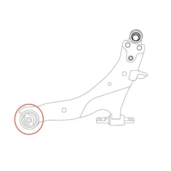 Сайлентблок важеля передня вісь Nissan X-Trail/Rogue 07- Juke 10-19 Leaf 10- (вир-во) CTR GV1033 (фото 1)