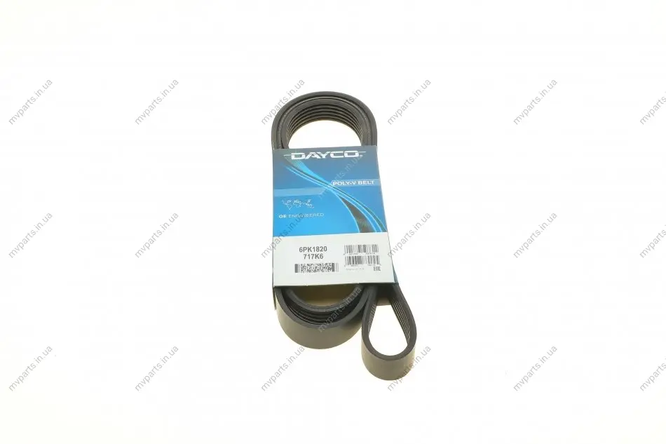 Ремінь генератора Toyota Corolla 00-02 DAYCO 6PK1820 (фото 1)