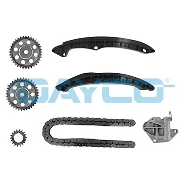 Комплект ланцюга ГРМ VW Polo/Skoda Fabia 1.2 07-14 (z=130) (+ шестерні) DAYCO KTC1001 (фото 1)