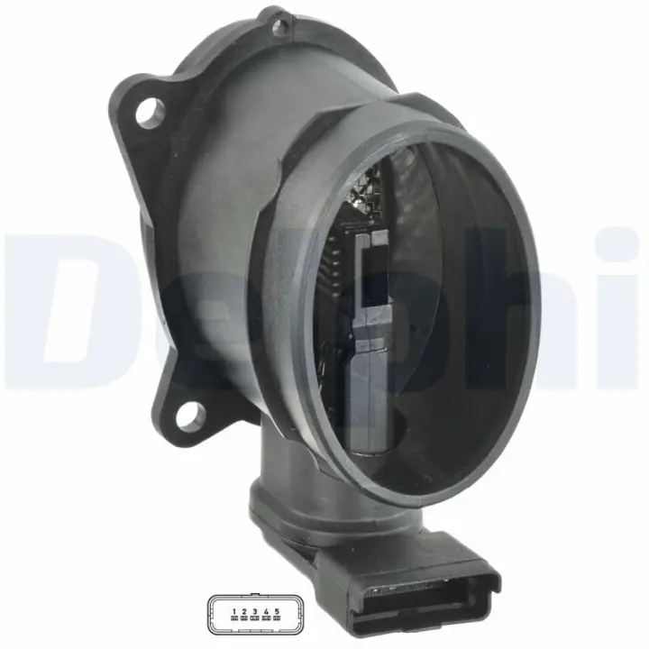Витратомір повітря Peugeot Expert/Fiat Scudo 1.6HDi/2.0TDCi 03- DELPHI Delphi AF10075-12B1 (фото 1)