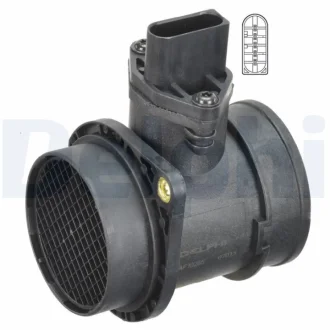 Витратомір повітря VW Golf IV 1.9 TDI 97-06 DELPHI Delphi AF10265-12B1