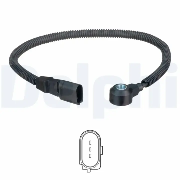 Датчик детонації VW T5/T6/Golf 2.0 GTI/TSI 07- DELPHI Delphi AS10181 (фото 1)