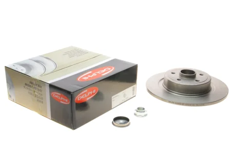 Диск гальмівний (задній) Renault Clio III 08-14 (300х11) (+ABS) (з підшипником) DELPHI Delphi BG9133RS