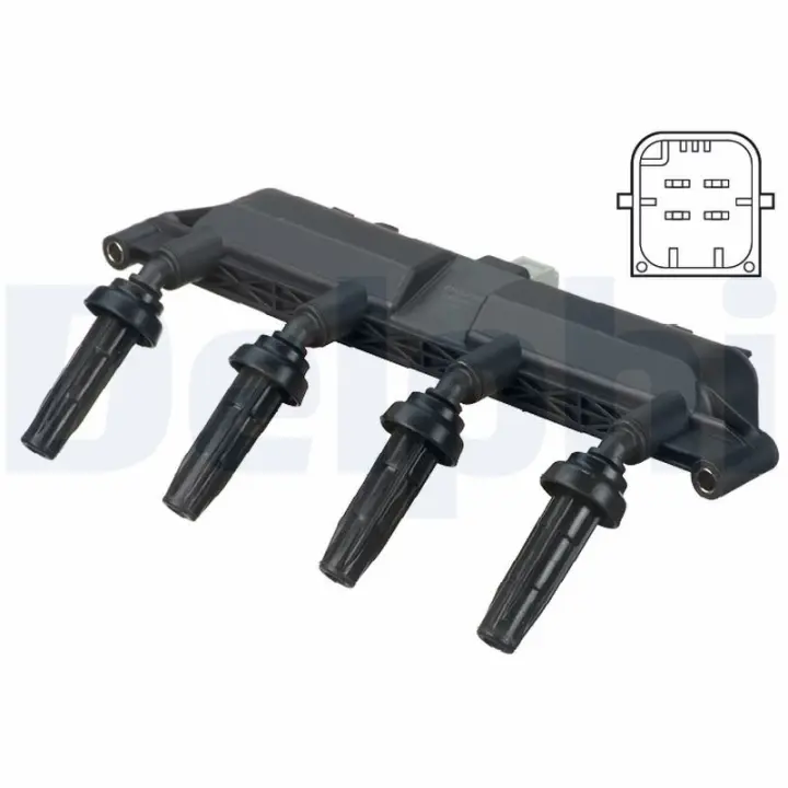 Котушка запалювання Citroen Berlingo/Peugeot Partner 1.1-1.4i 96-15 DELPHI Delphi CE20011-12B1 (фото 1)