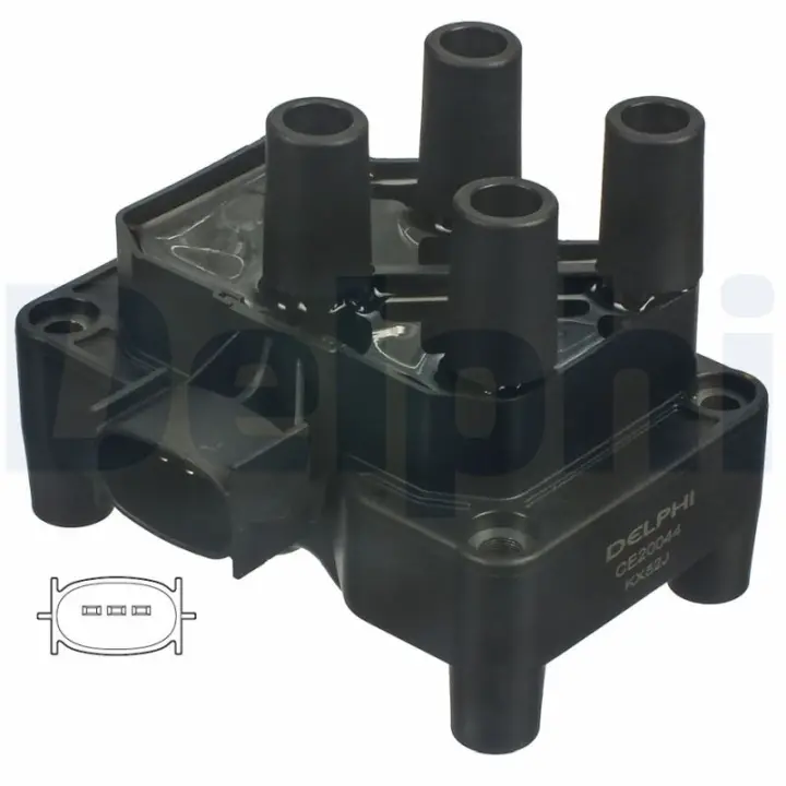 Котушка запалювання Ford Tourneo Connect/Transit Connect 1.8 16V 02-13 DELPHI Delphi CE20044-12B1 (фото 1)