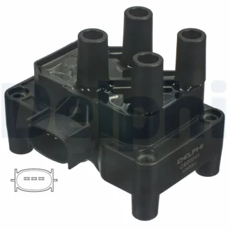 Котушка запалювання Ford Tourneo Connect/Transit Connect 1.8 16V 02-13 DELPHI Delphi CE20044-12B1