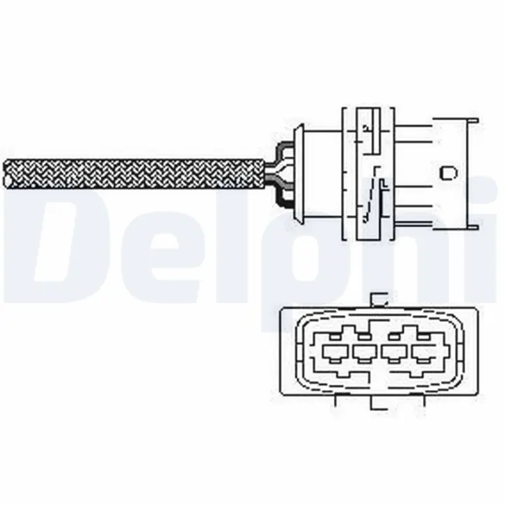 Лямбда зонд Opel Combo 1.6 16V 06- DELPHI Delphi ES10789-12B1 (фото 1)