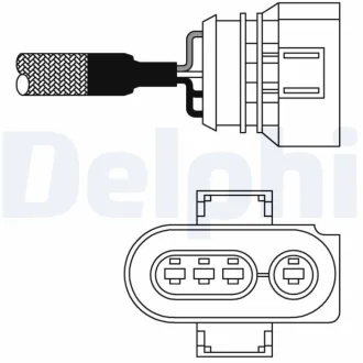 Лямбда-зонд Audi A3/Skoda Octavia/VW Golf IV 1.4/1.6 16V 96-07 DELPHI Delphi ES10980-12B1