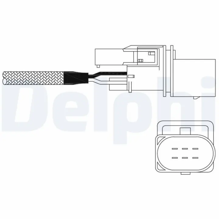 Лямбда зонд BMW 3 (E46)/X3 (E83) 01-11 N42/N46 DELPHI Delphi ES11022-12B1 (фото 1)