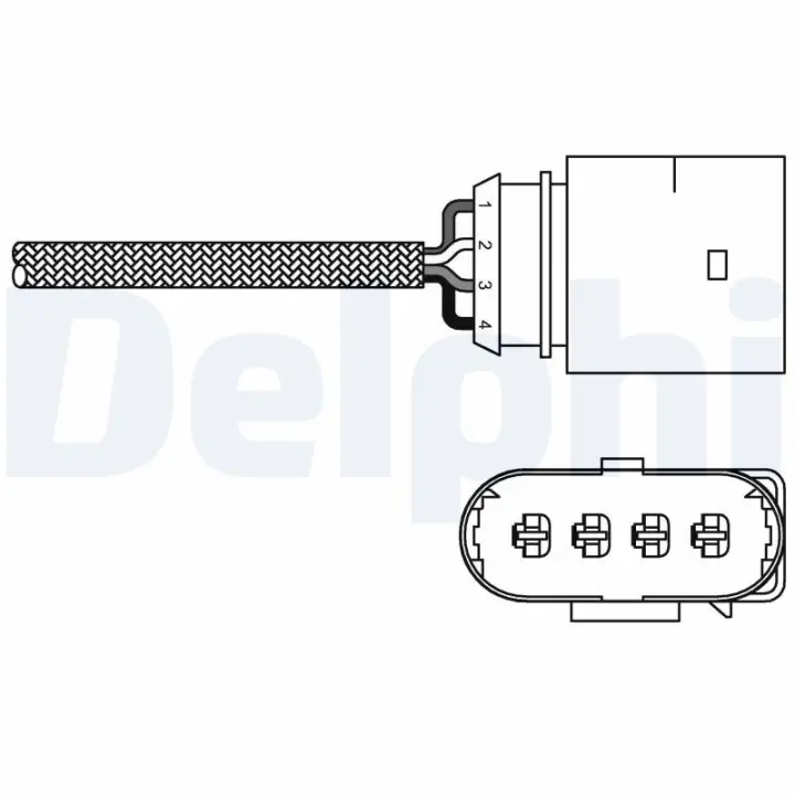Лямбда зонд VW Passat 1.6/2.0 96-00/Audi A4 1.6-1.8T 94-08 DELPHI Delphi ES20285-12B1 (фото 1)