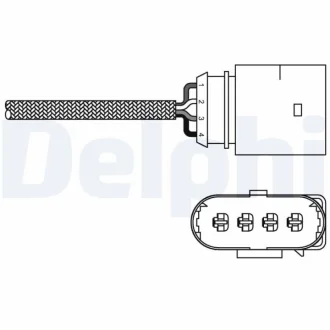 Лямбда зонд VW Passat 1.6/2.0 96-00/Audi A4 1.6-1.8T 94-08 DELPHI Delphi ES20285-12B1