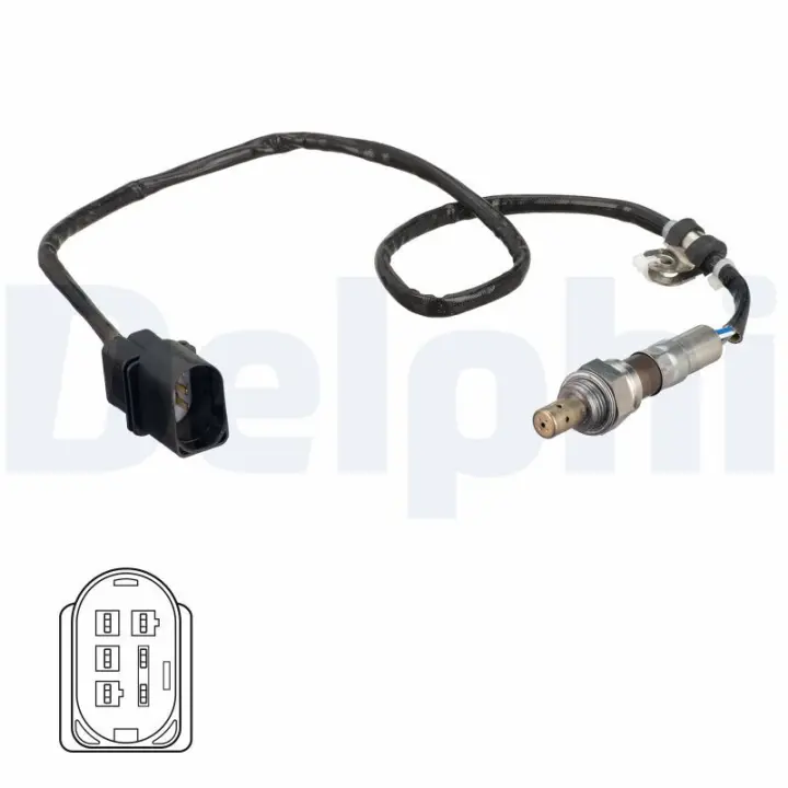 Лямбда зонд Audi A3/VW Golf V/VI 1.6 04-13 DELPHI Delphi ES21102-12B1 (фото 1)