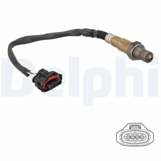 Лямбда зонд Opel Astra H 1.6 04-10/Vectra 2.6 00-03/Zafira 1.6 05-12 DELPHI Delphi ES21286-12B1