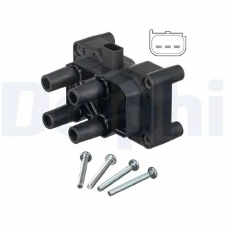 Котушка запалювання Ford C-Max/Fiesta/Focus/Mondeo 1.6-2.0 00- DELPHI Delphi GN10205-12B1