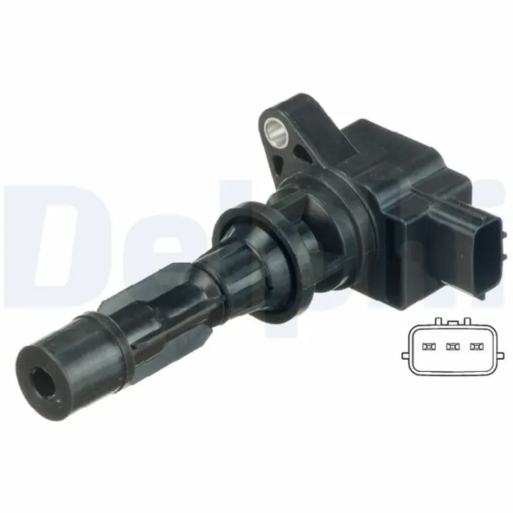 Котушка запалювання Mazda 3 2.3 MPS Turbo 08-14/5 2.0 05- DELPHI Delphi GN10623-12B1 (фото 1)