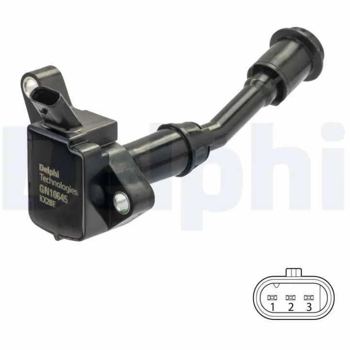 Котушка запалювання Ford Focus 1.5Ecoboost 14- DELPHI Delphi GN10645-12B1 (фото 1)