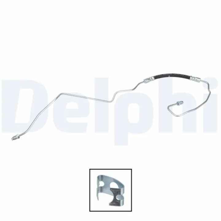 Шланг гальмівний (задній) (R) Citroen Berlingo/Peugeot Partner 08- DELPHI Delphi LH7604 (фото 1)