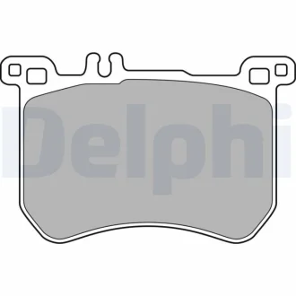 Колодки гальмівні (передні) MB S-class (W222,V222,X222)/SL-class (R231) 12- DELPHI Delphi LP2507