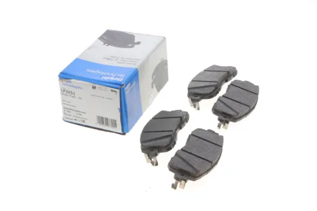 Колодки гальмівні (передні) Nissan Leaf 14-/Altima III 13- (Nisshinbo) DELPHI Delphi LP3251