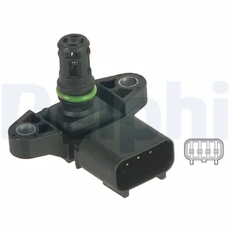 Датчик тиску наддува Ford Transit 2.0TDCi/2.3 16V/2.4TDE 00-06 DELPHI Delphi PS10122