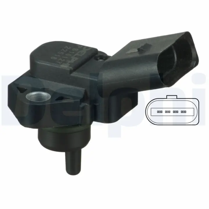 Датчик тиску наддува VW LT 2.8TDi 01-06/T4 2.5TDi 95-03 DELPHI Delphi PS10127 (фото 1)
