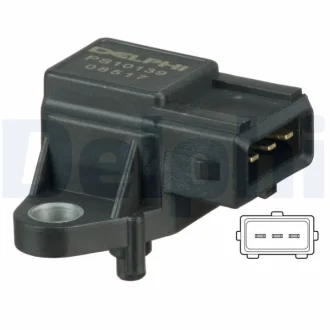 Датчик тиску в впускному колекторі Opel Omega B 2.5DTI 01-03 DELPHI Delphi PS10139