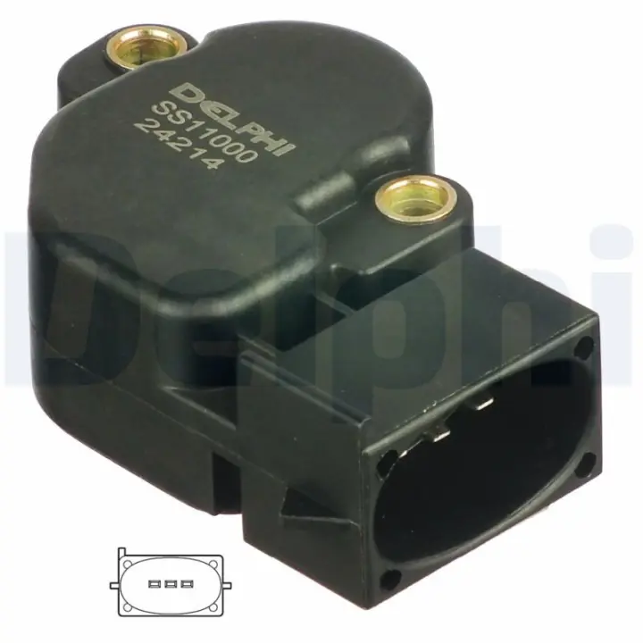 Датчик положення заслонки дросельної Ford Focus/Galaxy/Mondeo 03-06 DELPHI Delphi SS11000-12B1 (фото 1)
