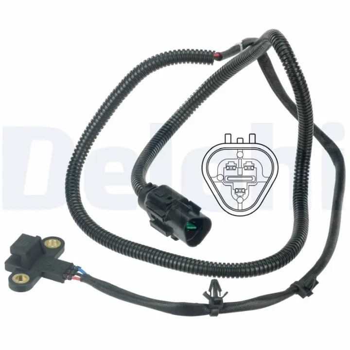Датчик положення колінвалу Hyundai Santa Fe 2.0/2.4 16V 01-06 DELPHI Delphi SS11171 (фото 1)