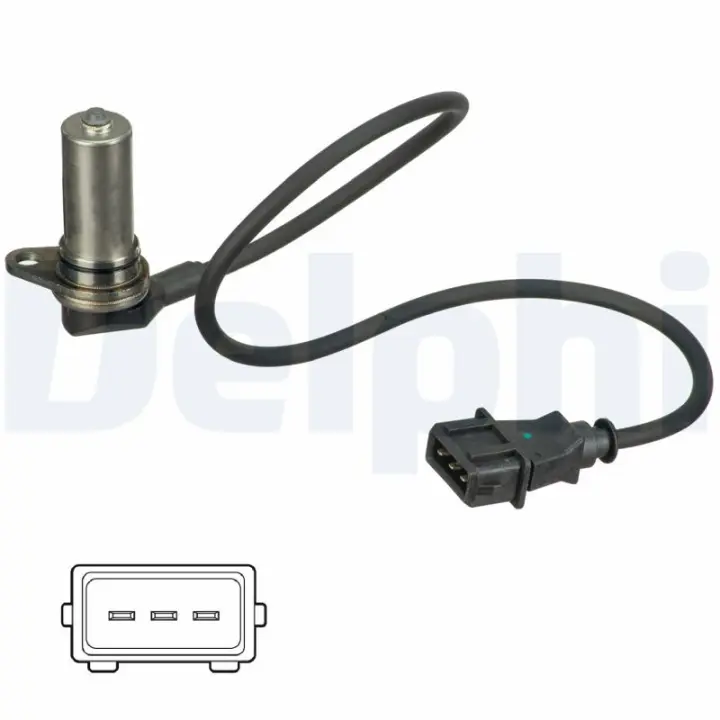Датчик положення колінвалу VW Caddy II/Golf III/IV 1.9TDI/SDI 93-04 DELPHI Delphi SS11225 (фото 1)