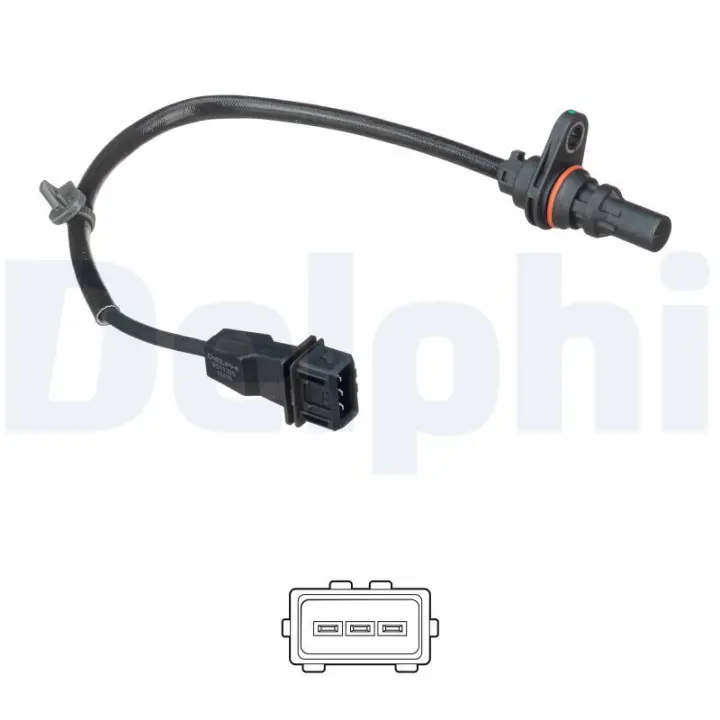 Датчик положення колінвалу Hyundai Santa Fe 2.4/Kia Sportage 2.0 CVVT 10- DELPHI Delphi SS11329 (фото 1)