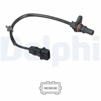 Датчик положення колінвалу Hyundai Santa Fe 2.4/Kia Sportage 2.0 CVVT 10- DELPHI Delphi SS11329