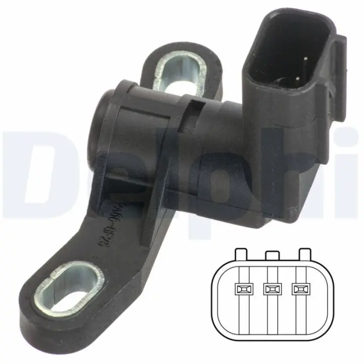 Датчик положення колінвалу Mazda 3/5/6/CX-7 1.8-2.5 02- DELPHI Delphi SS11340 (фото 1)