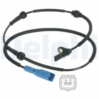 Датчик ABS (передній) Citroen C2/C3/Peugeot 1007 03- (L=1060mm) DELPHI Delphi SS20133