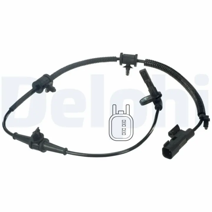 Датчик ABS (передній) Opel Insignia 1.4-2.0CDTI 08- (L=740mm) DELPHI Delphi SS20377 (фото 1)
