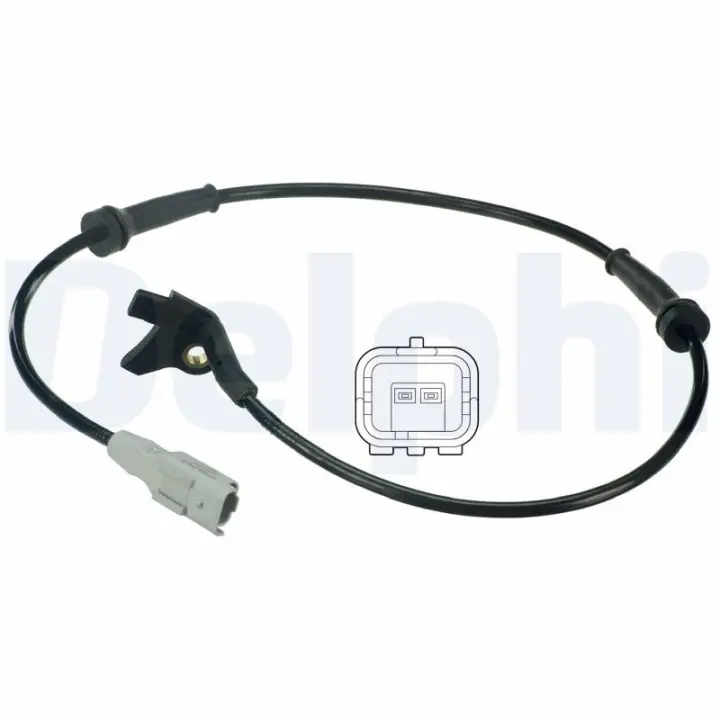 Датчик ABS (передній) Citroen Berlingo/Peugeot Partner 1.6HDi 08- DELPHI Delphi SS20397 (фото 1)