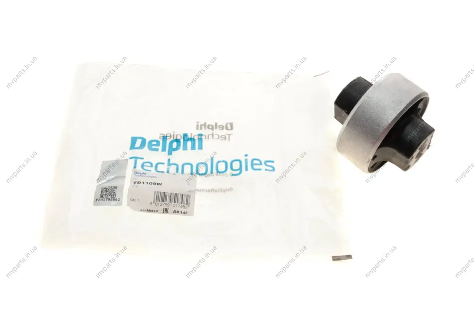 Сайлентблок важеля (переднього/ззаду) Fiat Doblo 10- DELPHI Delphi TD1109W (фото 1)
