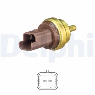 Датчик температури охолоджуючої рідини Citroen Berlingo/Peugeot Partner 1.6 16V 08- DELPHI Delphi TS10477