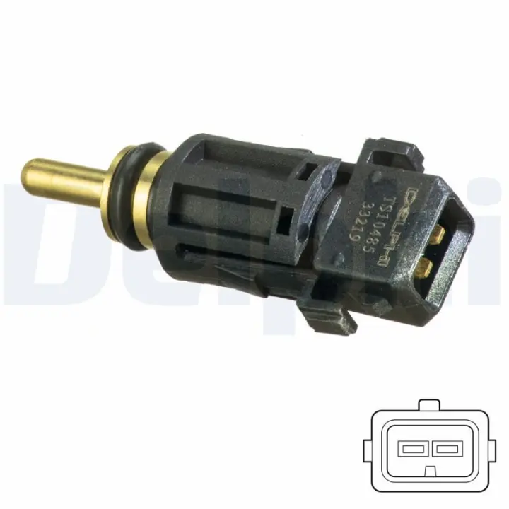 Датчик температури охолоджуючої рідини BMW 1/3/5/6/7/Rover 95- (2 конт.) DELPHI Delphi TS10485 (фото 1)