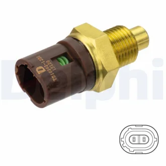 Датчик температури охолоджуючої рідини Renault Master/Opel Movano 2.5/2.8D 98- (2 конт.) DELPHI Delphi TS10490