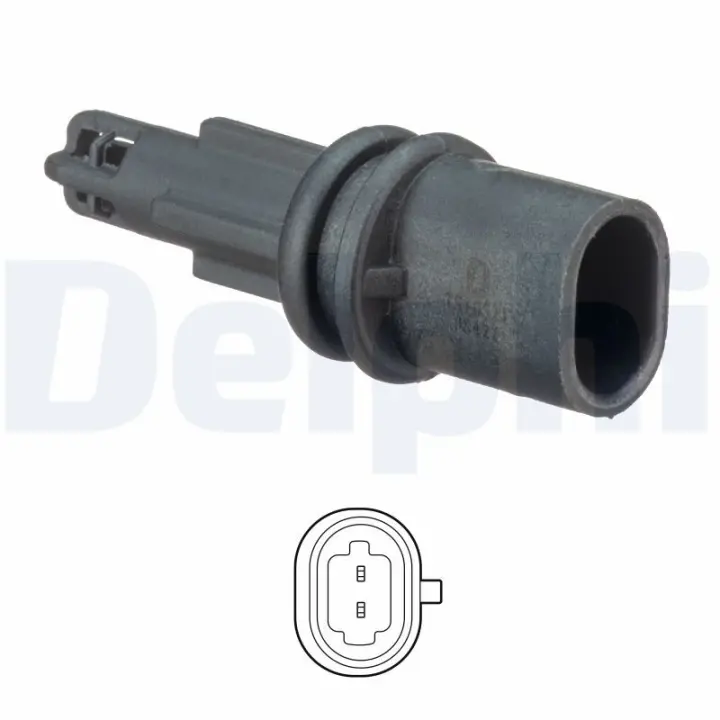 Датчик температури впуску повітря Opel Astra F/G/H/ Combo 1.4-1.6 01-11 DELPHI Delphi TS10521 (фото 1)