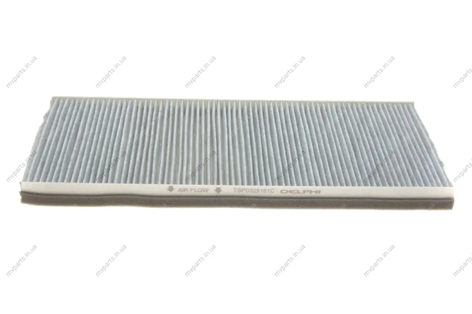 Фільтр салону BMW X5 (E53) 3.0D/Range Rover 4.2/4.4/3.0D 00- (вугільний) M54/M57/M62/N62 DELPHI Delphi TSP0325161C (фото 1)