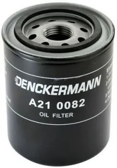 Фільтр оливний двигуна NISSAN PRIMERA 1.6I 16V 90-, ALMERA (вир-во DENCKERMANN) Denckermann A210082
