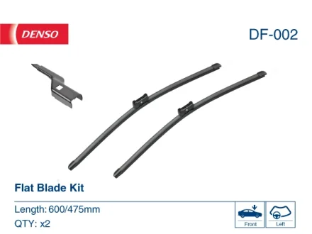 Щітки склоочистника 600/475 mm (вир-во Denso) DENSO DF-002