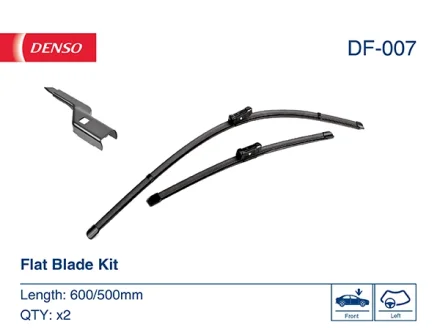 Щітки склоочисника 600/500 мм комплект (вир-во Denso) DENSO DF-007