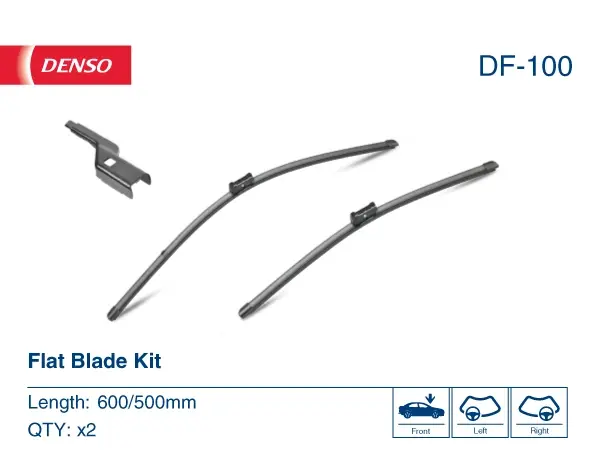 Щітка склоочис. 600/500 (вир-во Denso) DENSO DF-100 (фото 1)
