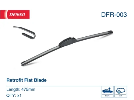Щітка склоочис. 475 безкаркасна (вир-во Denso) DENSO DFR-003