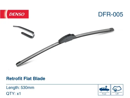 Щітка склоочис. 530 безкаркасна (вир-во Denso) DENSO DFR-005