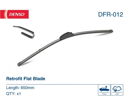 Щітка склоочисника 650 мм безкаркасна (вир-во Denso) DENSO DFR-012