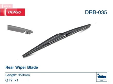Щітка склоочисника 350 мм скла заднього (вир-во Denso) DENSO DRB-035